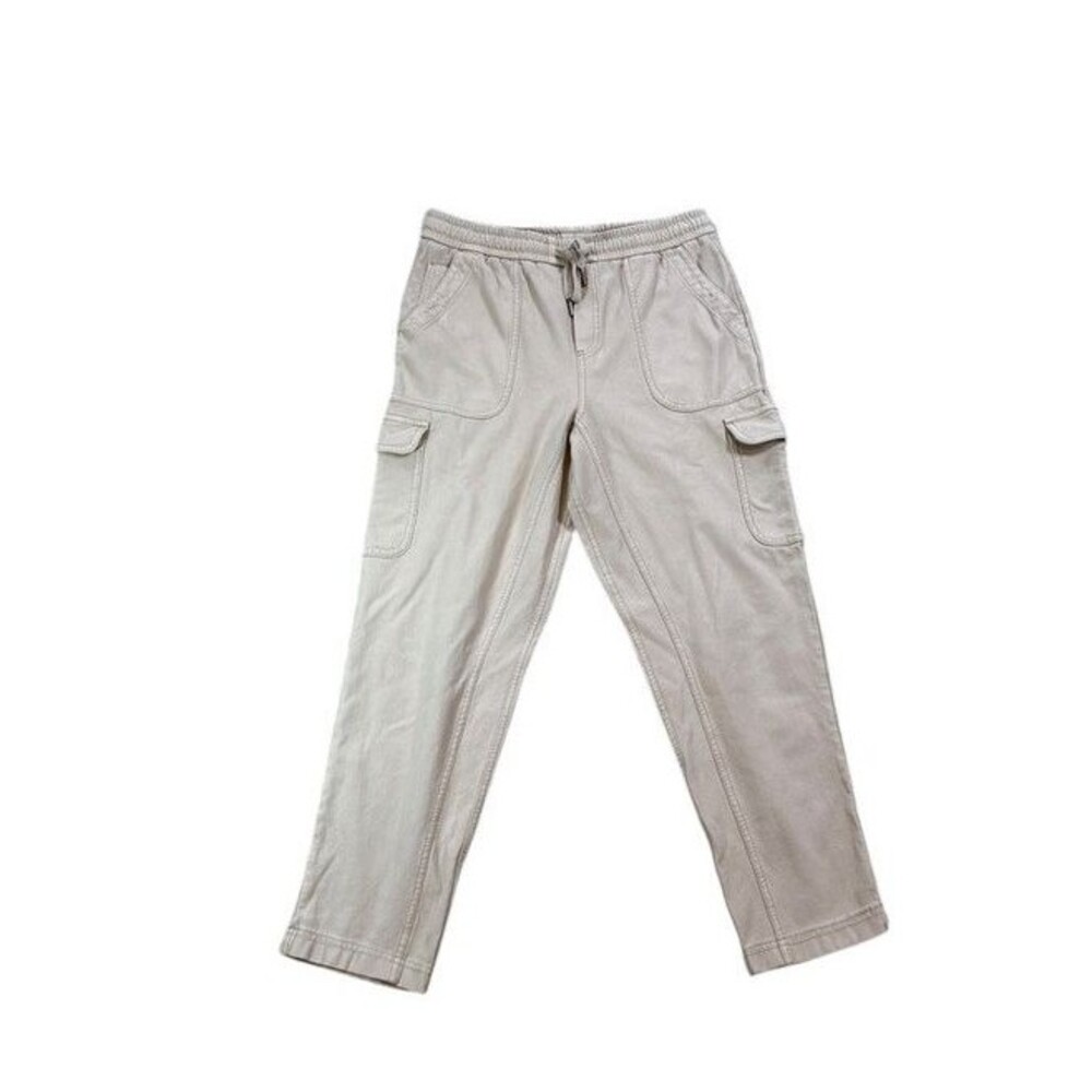 Athleta Farallon Cargo Crop Pants - Womens Size 2 - Tan - Athleisure - Cropped